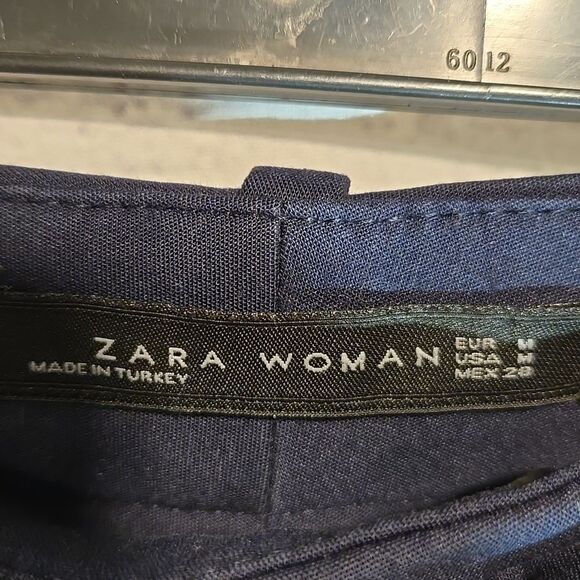 Zara navy blue women's dress pants size M - Picture 6 of 9